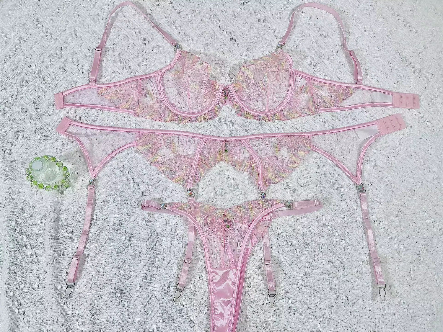 Three piece lingerie set