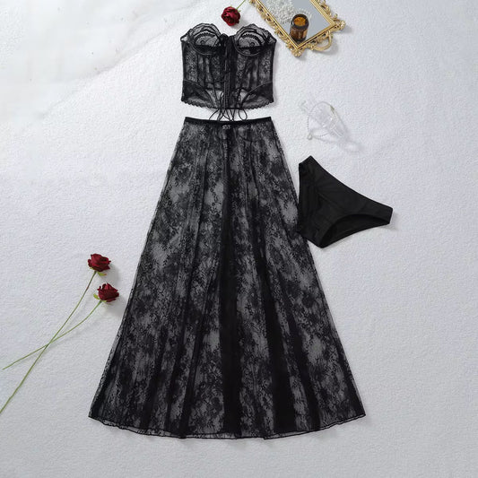 Midnight Lace 3-Piece Set