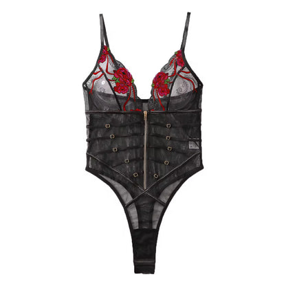 Black Cherry Rose Teddy
