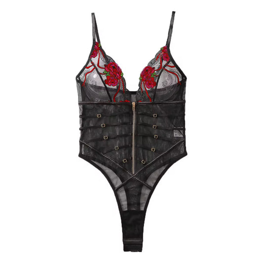 Black Cherry Rose Teddy