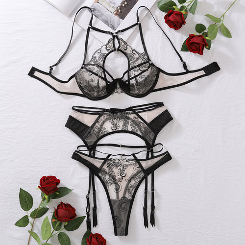 Anise Dream 3-Piece Lingerie Set